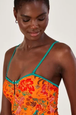 Palm Print Swimsuit
