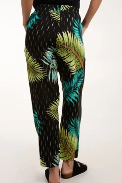 Palm Print Trousers