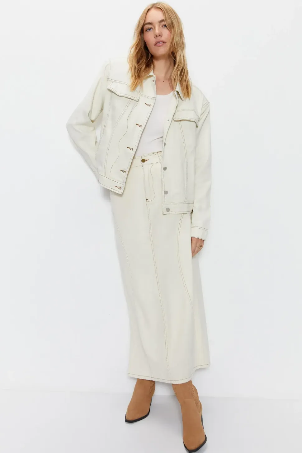 Panelled Denim Jacket