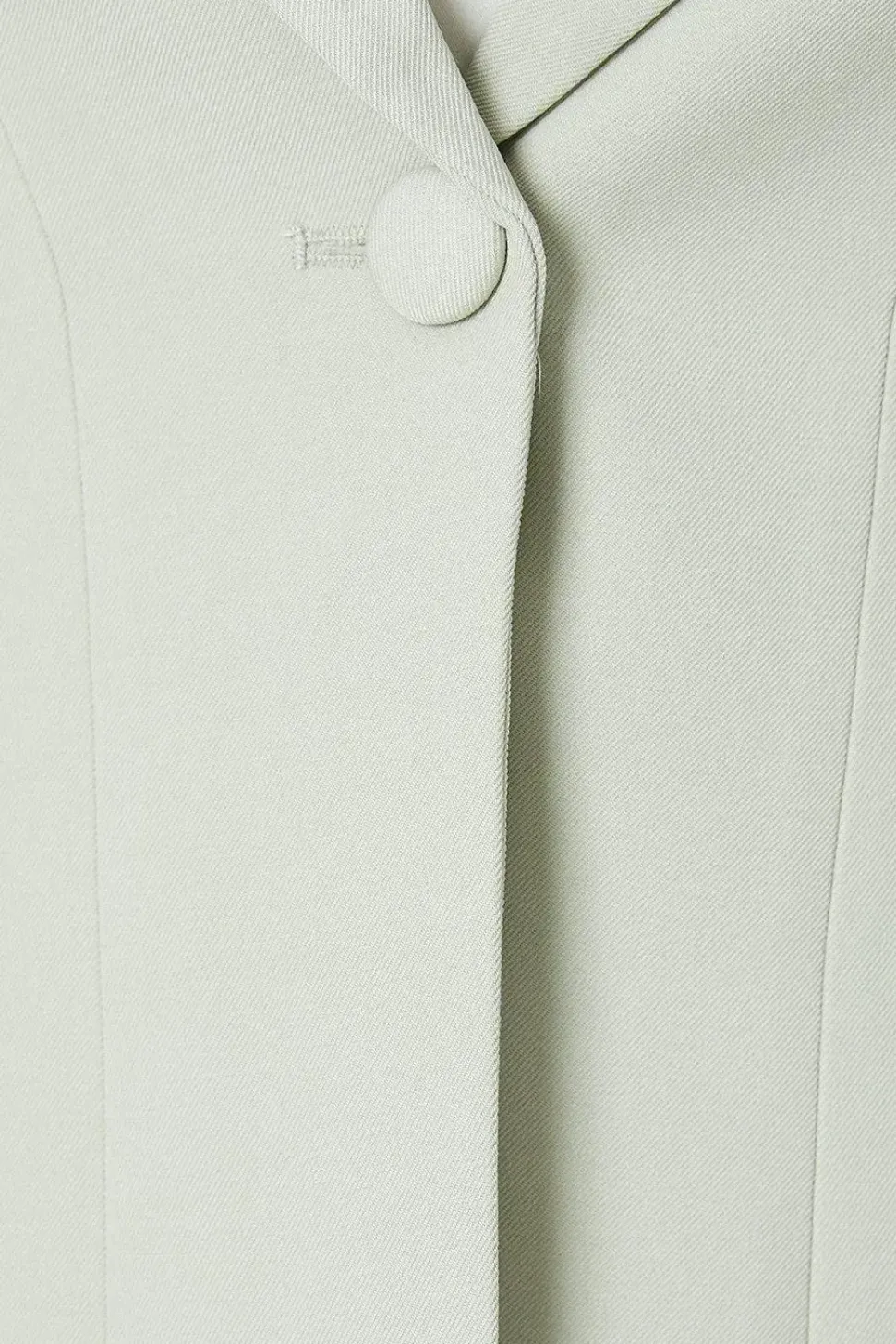 Panelled Long Line Single Breasted Blazer