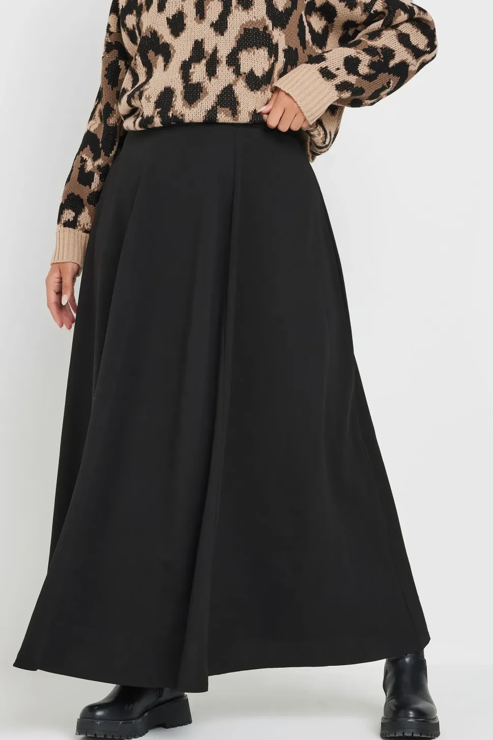 Panelled Maxi Skirt