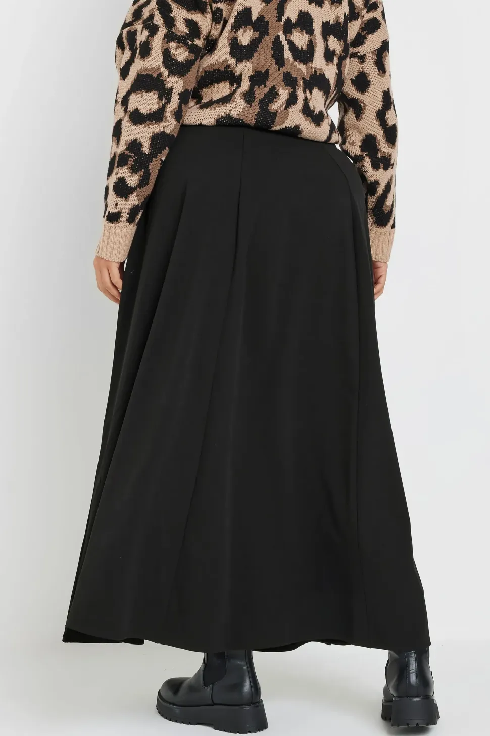Panelled Maxi Skirt