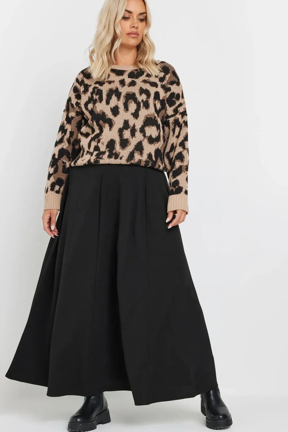 Panelled Maxi Skirt