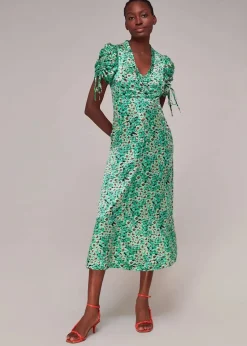 Pansy Meadow Silk Mix Dress-