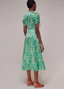 Pansy Meadow Silk Mix Dress-