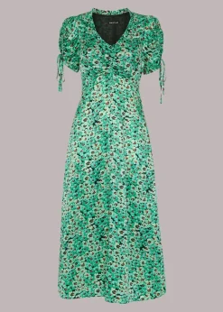 Pansy Meadow Silk Mix Dress-
