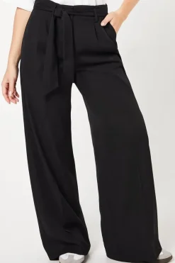 Paperbag Belted Wide Leg Trouser