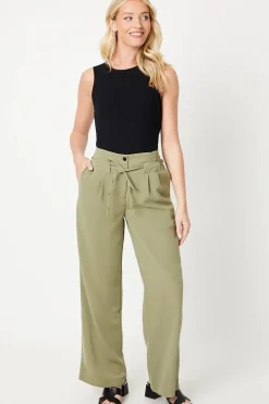 Paperbag Elasticated Waist Trouser