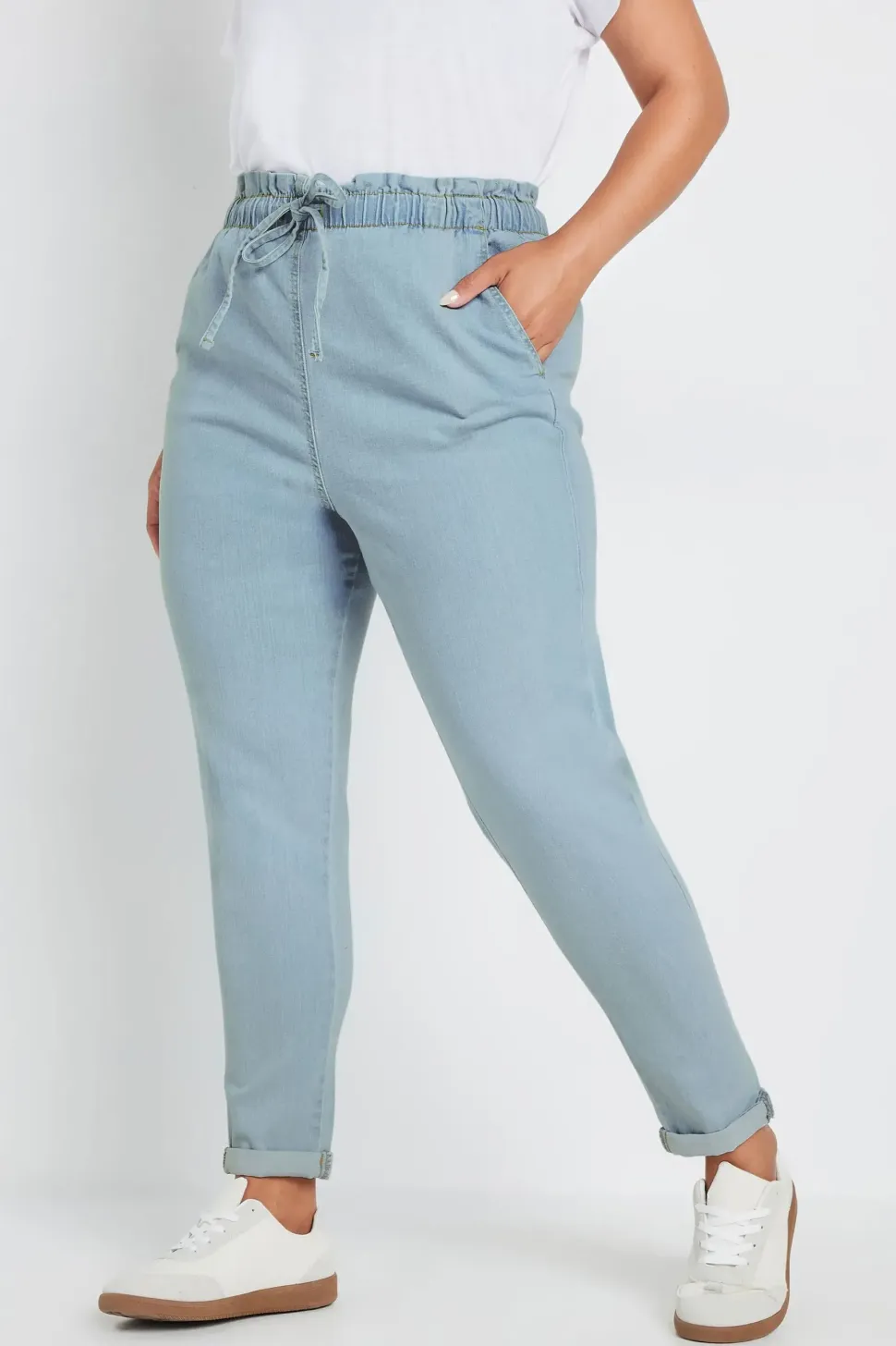Paperbag Waist MOM Jeans