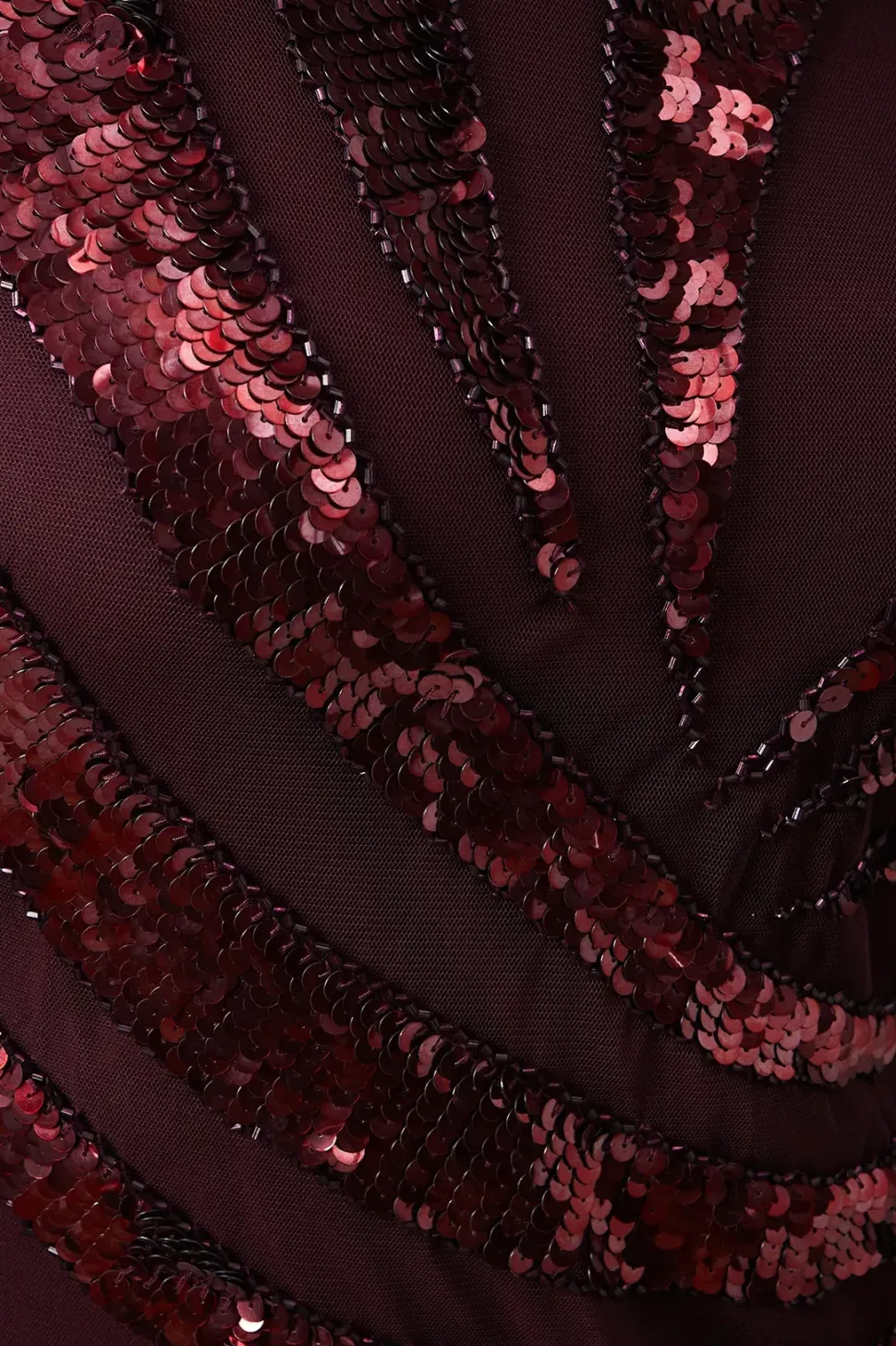 Party Sequin Long Sleeve Velvet Swing Dress