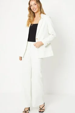 Patch Pocket Horn Button Blazer