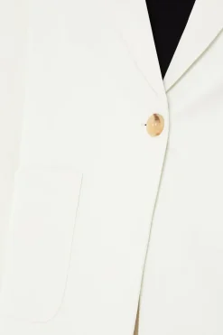 Patch Pocket Horn Button Blazer