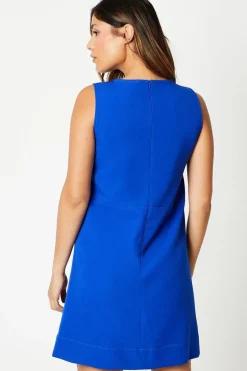 Patch Pocket Shift Dress