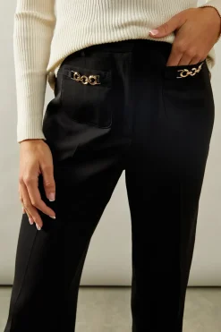 Patch Pocket Wide Trousers