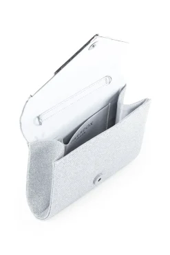 Patent 'Deirdre' envelope clutch bag