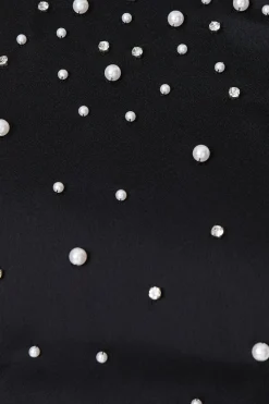 Peal Embellished Evening Maxi Dress