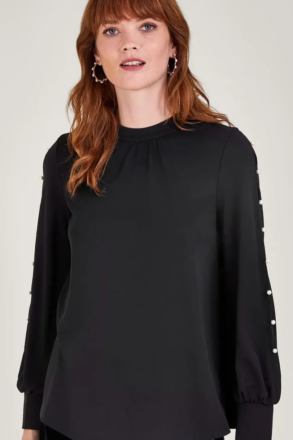 Pearl Detail Blouse