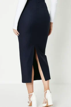Pencil Midi Skirt