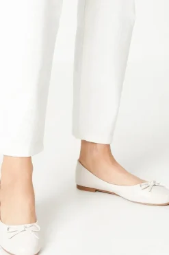 Penelope Bow Detail Comfort Ballet Pumps