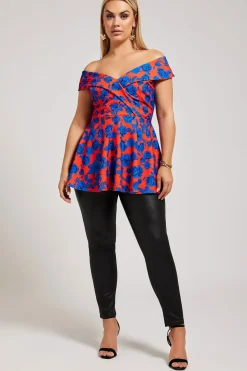 Peplum Tuxedo Peplum Top