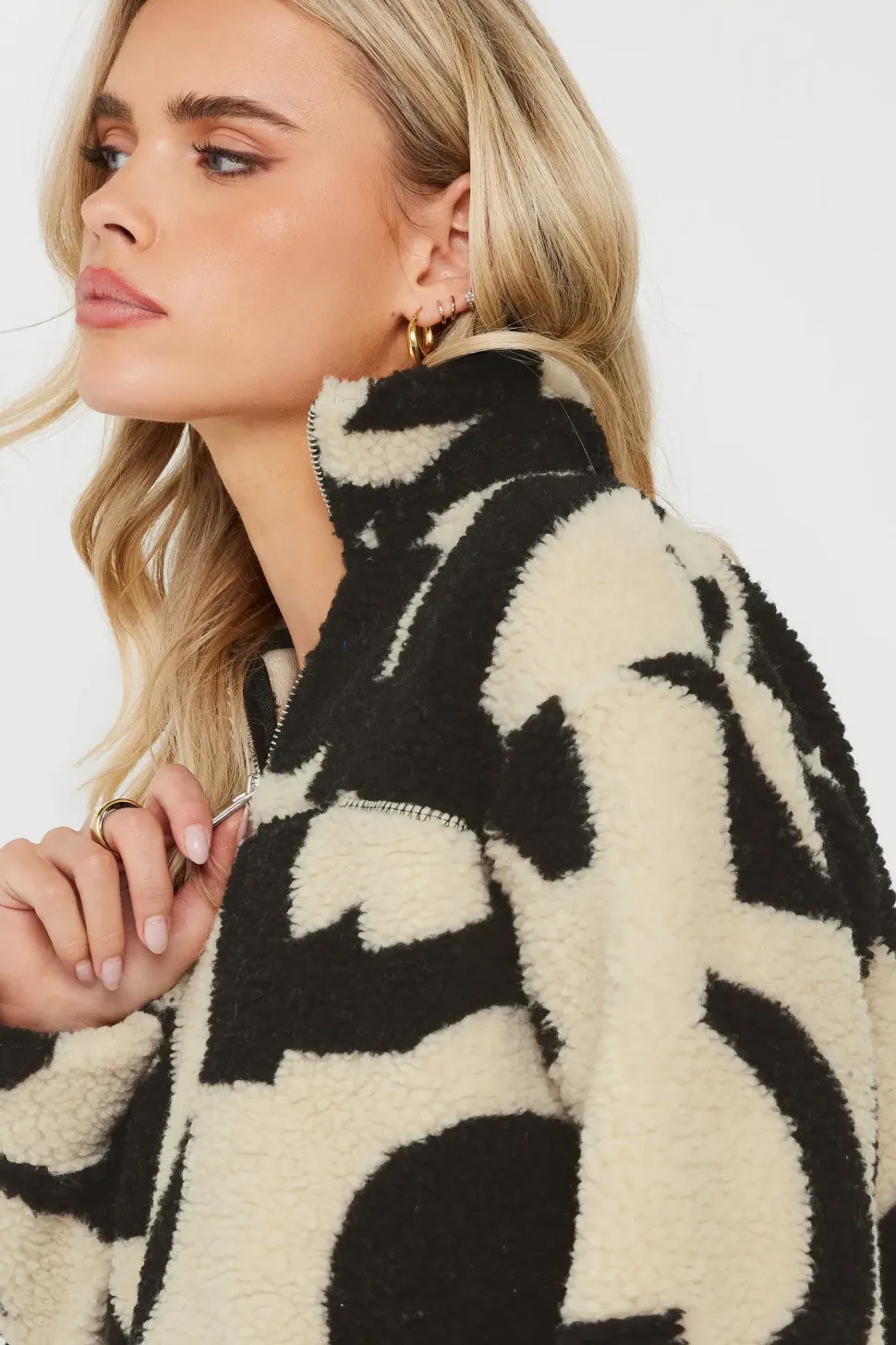 Petite Abstract Fleece