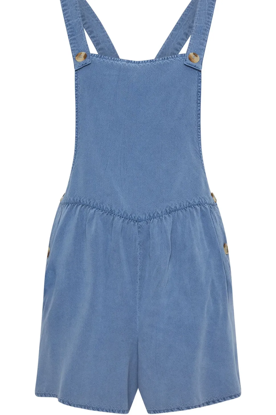 Petite Acid Wash Dungarees