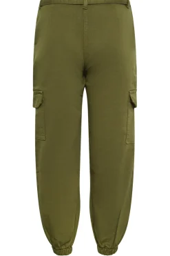 Petite Belted Cargo Jeans