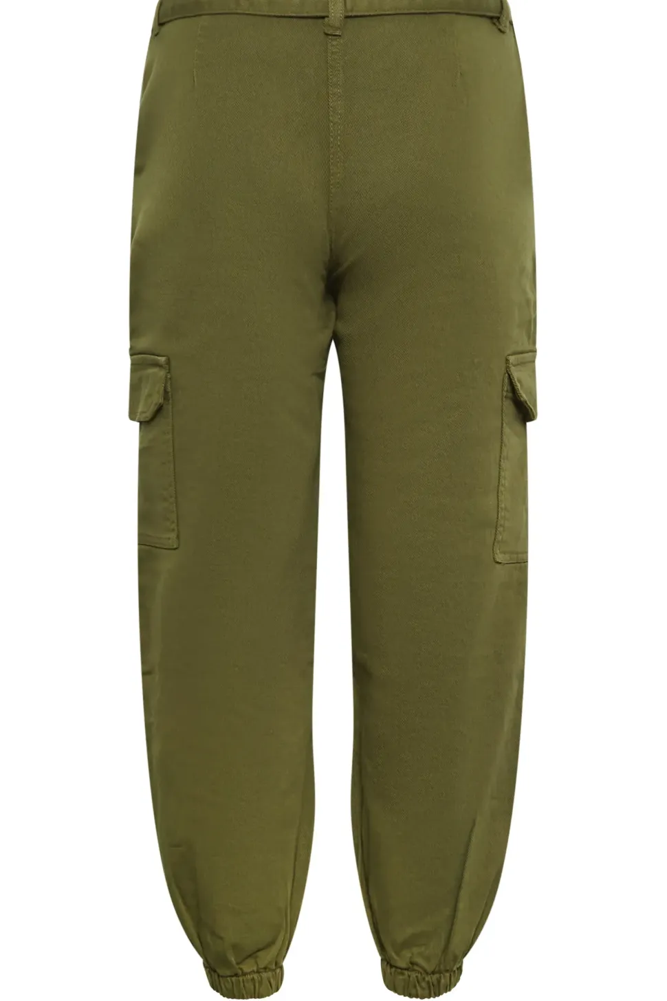 Petite Belted Cargo Jeans