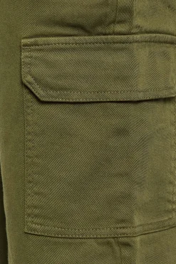 Petite Belted Cargo Jeans