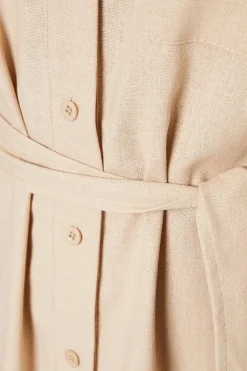 Petite Belted Midaxi Shirt Dress