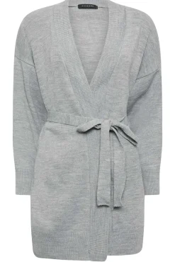 Petite Belted Midi Cardigan