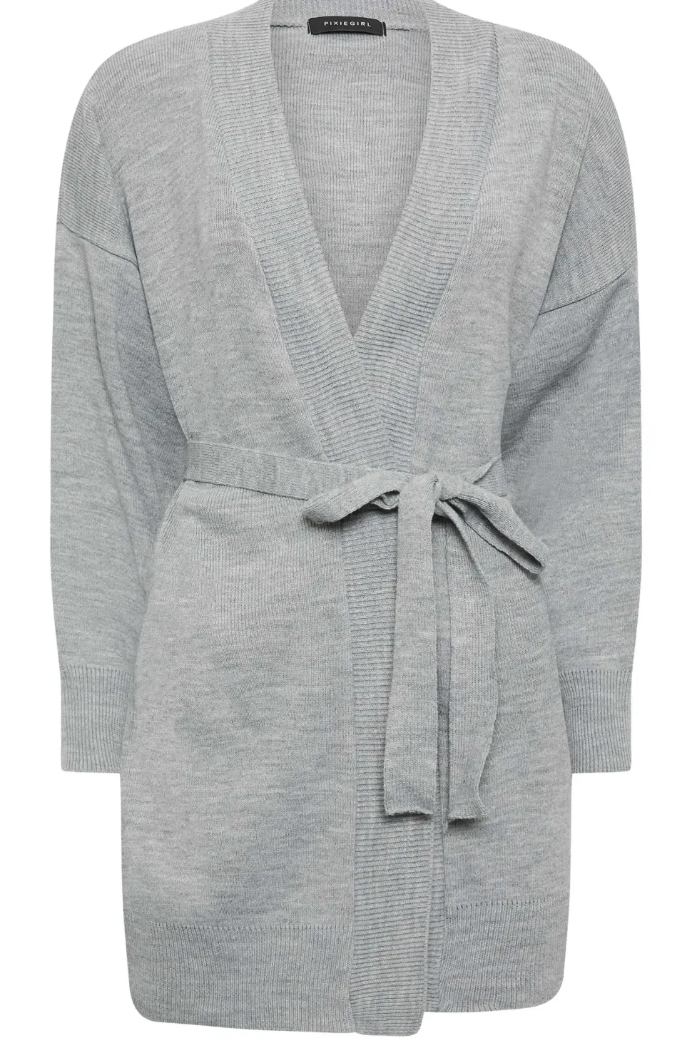 Petite Belted Midi Cardigan