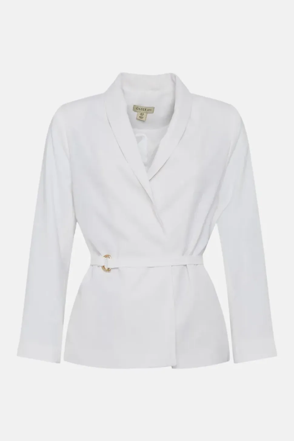 Petite Belted Tailored Jacket