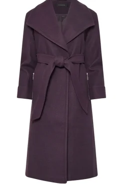 Petite Belted Wrap Coat