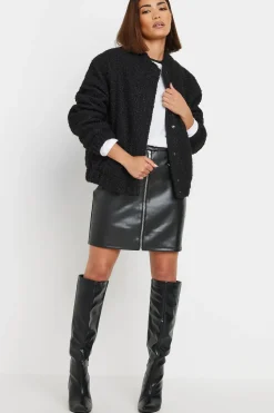 Petite Boucle Bomber Jacket