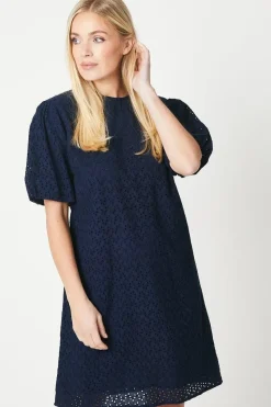 Petite Broderie Shift Dress