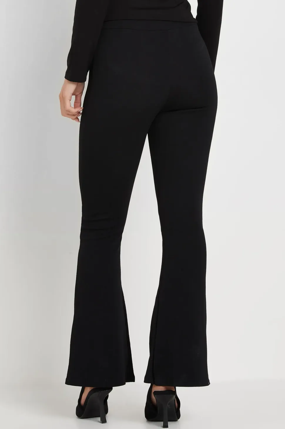 Petite Buckle Kickflare Trousers