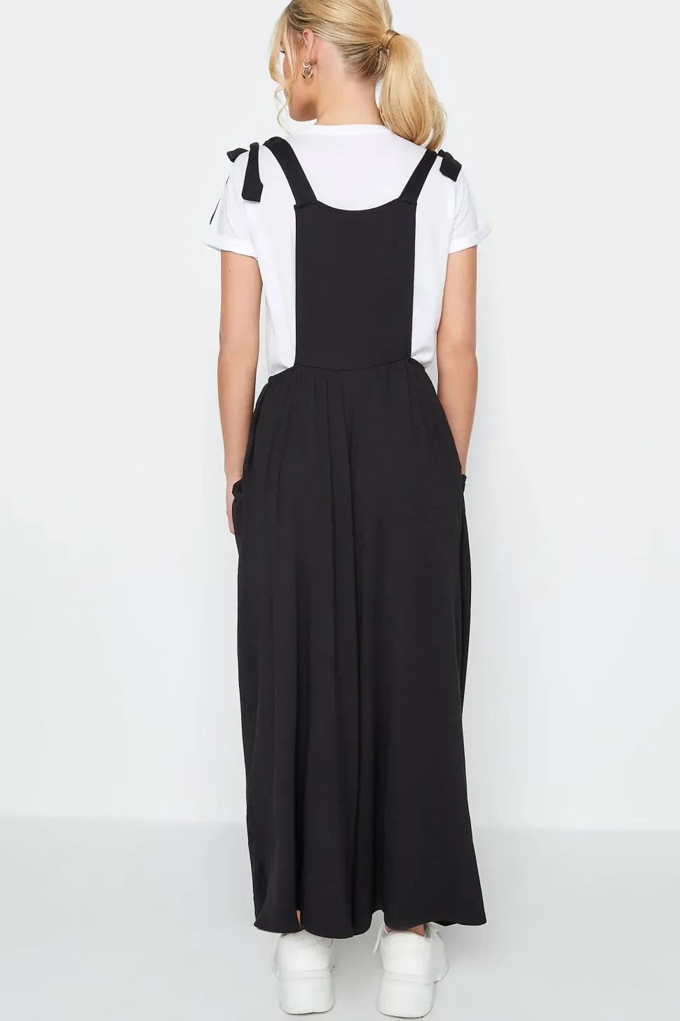 Petite Button Front Jumpsuit