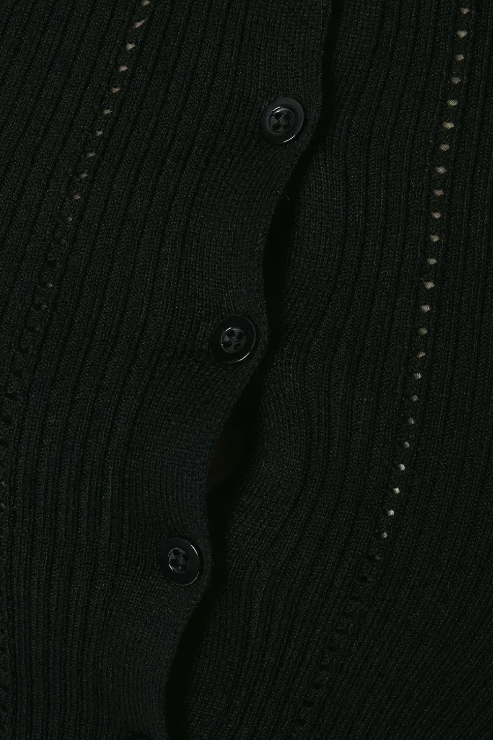 Petite Button Through Knitted Polo Top