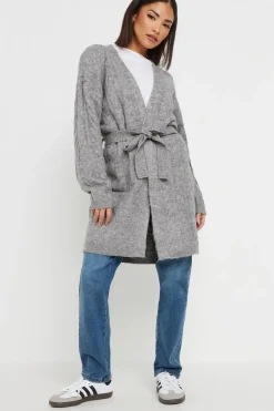 Petite Cable Knit Cardigan