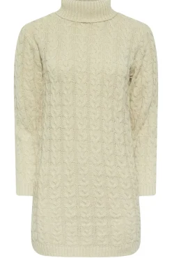 Petite Cable Knit Jumper Dress