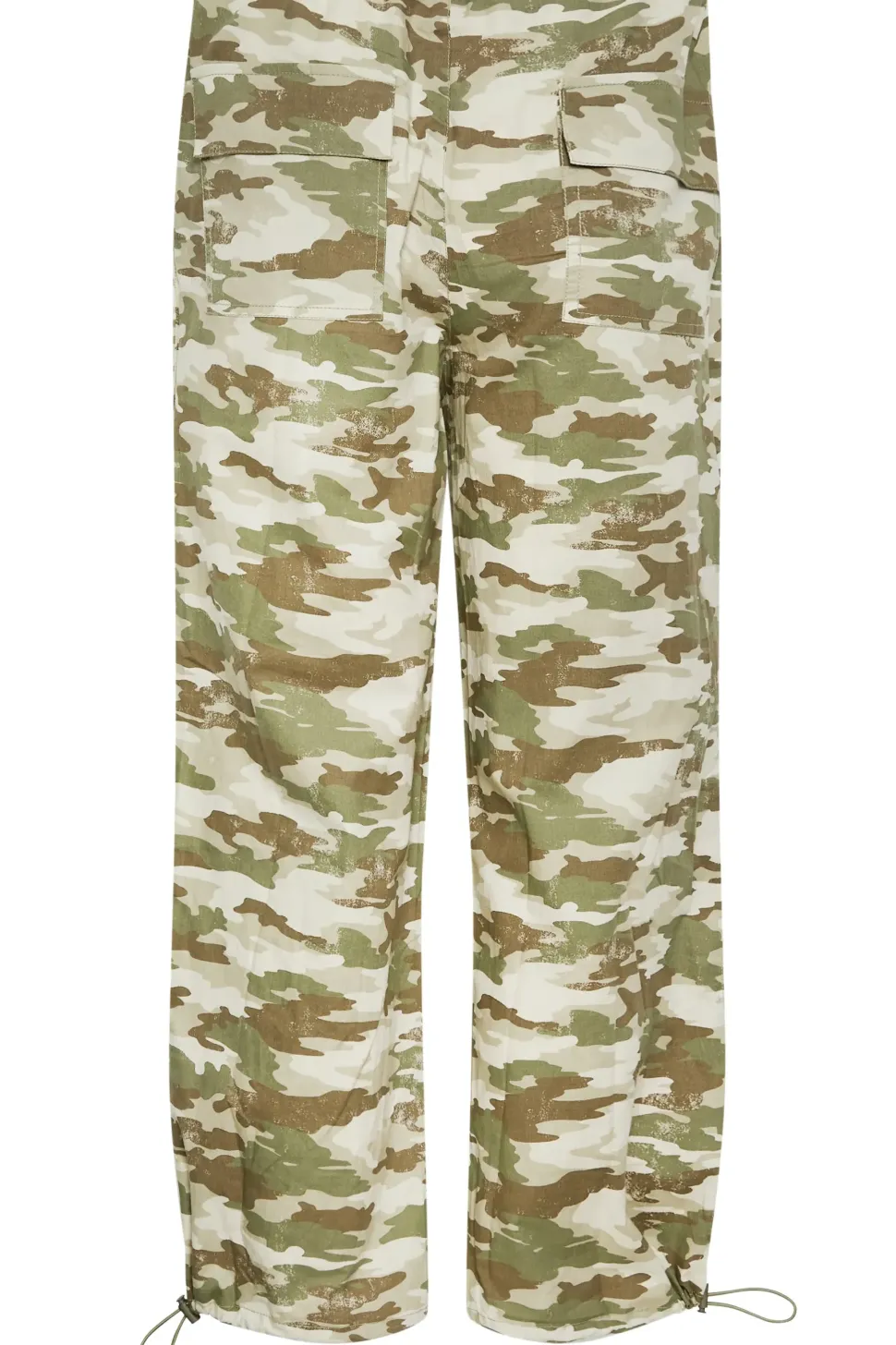 Petite Camo Parachute Trousers