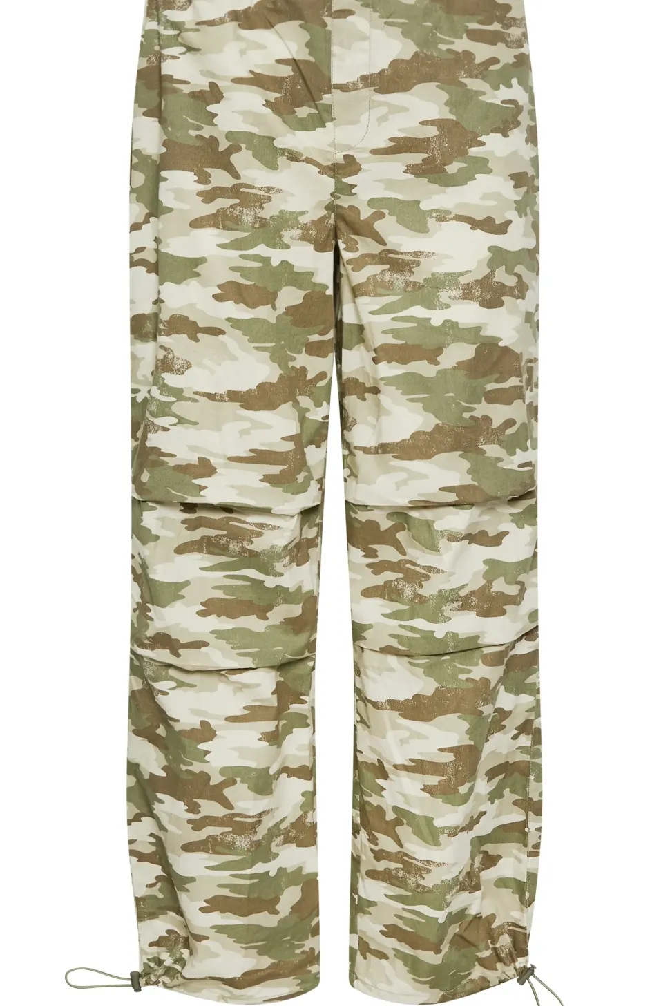 Petite Camo Parachute Trousers