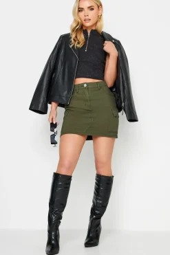 Petite Cargo Mini Skirt