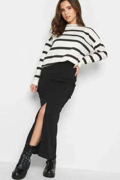Petite Cargo Split Hem Maxi Skirt