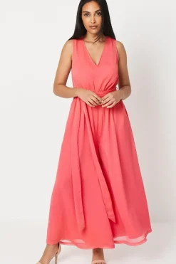 Petite Chiffon Trapeze Jumpsuit