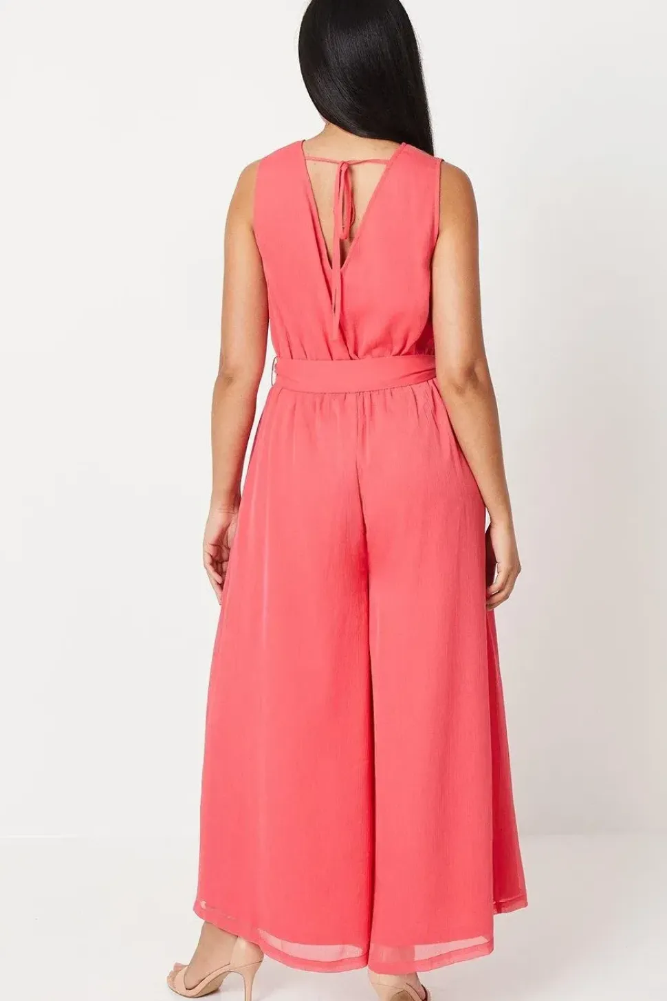 Petite Chiffon Trapeze Jumpsuit