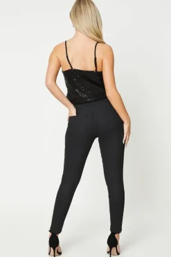 Petite Coated Skinny Jean