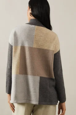 Petite Colourblock Stitch Jumper