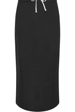 Petite Contrast Waist Maxi Skirt